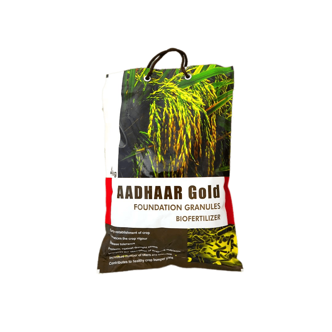 Aadhar Gold Biofertilizer - Foundation Granules - 4Kg