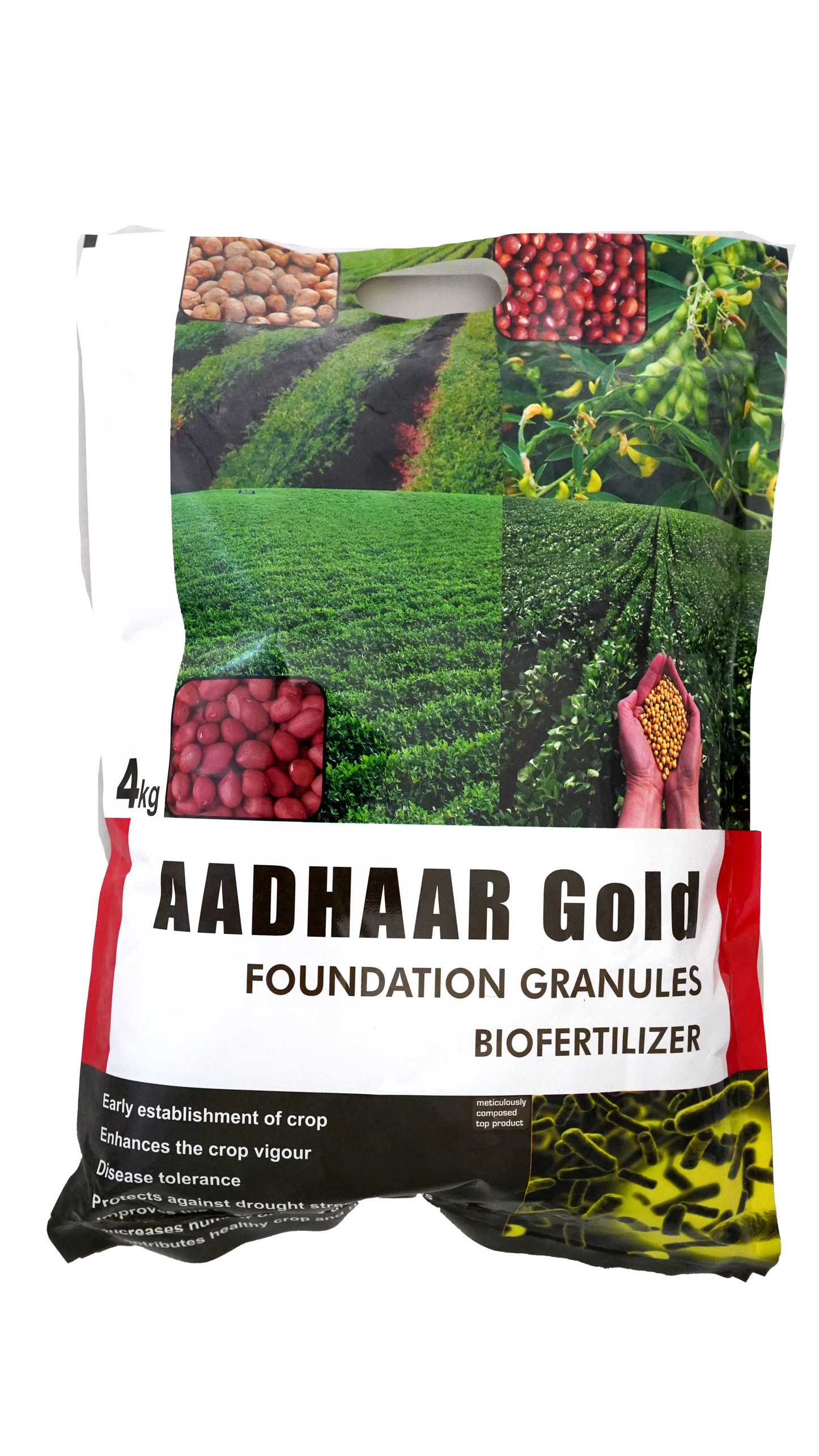 Aadhar Gold Biofertilizer - Foundation Granules - 4Kg