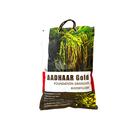 Aadhar Gold Biofertilizer - Foundation Granules - 4Kg